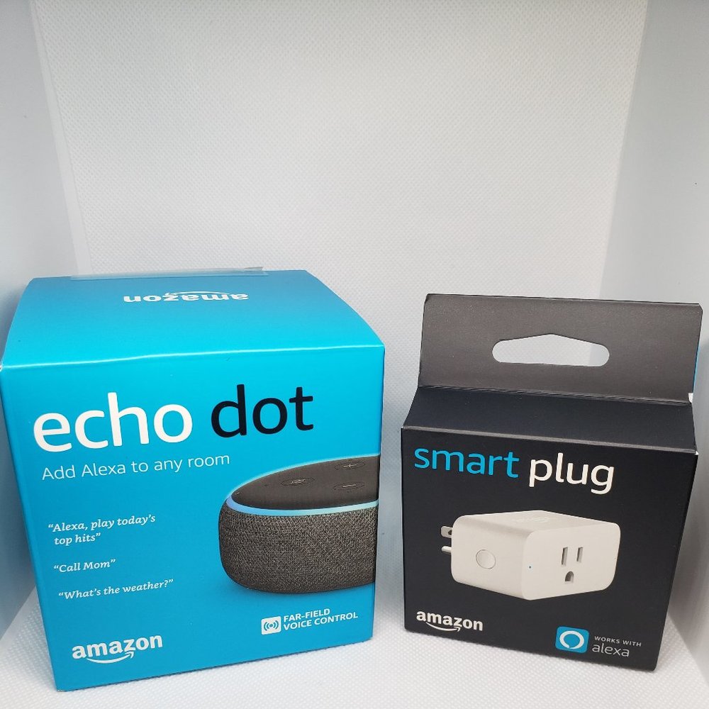Echo Dot (3rd Gen) Includes Smart Plug